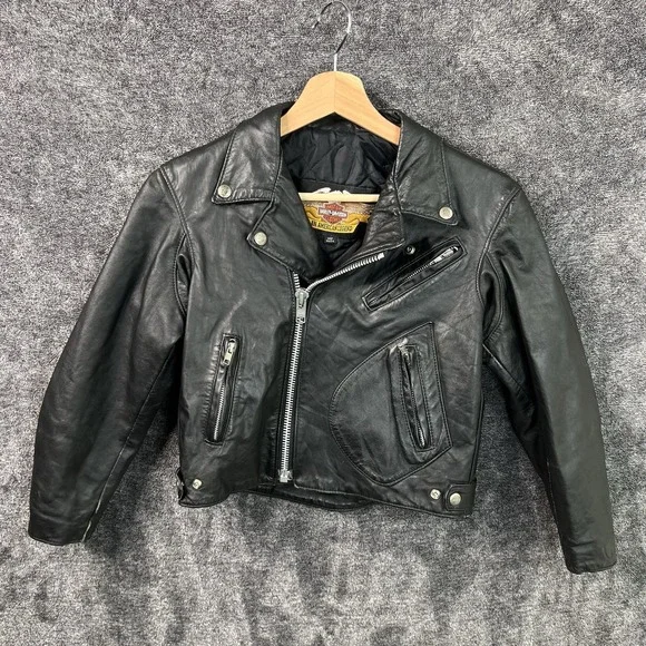 ジャケット・アウター 90s harley davidson 2way leather jacket Vintage Harley Davidson Leather Jacket 1990's Harley